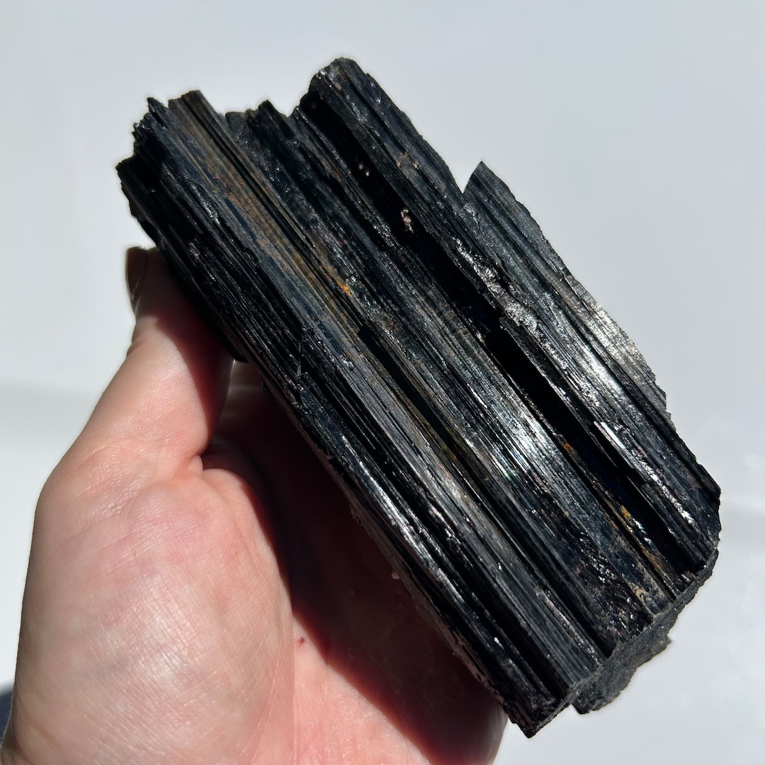 BLACK TOURMALINE Chunk Black Tourmaline Raw Black Tourmaline Large black-tourmaline-chunk-black-tourmaline-raw-black-tourmaline-large