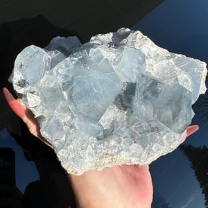 HIGH QUALITY CELESTITE Geode Celestite Large Raw Celestite Natural Celestite Crystal Cluster Large Blue Celestite Blue Natural Crystal Geode