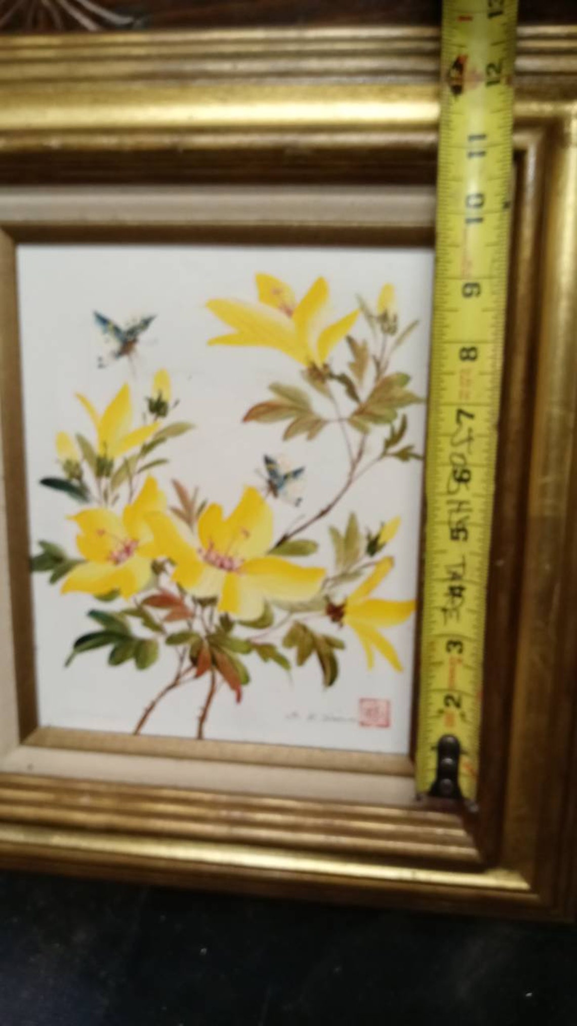 Vintage Original Oil Painting Artistic Interiors Certified Etsy