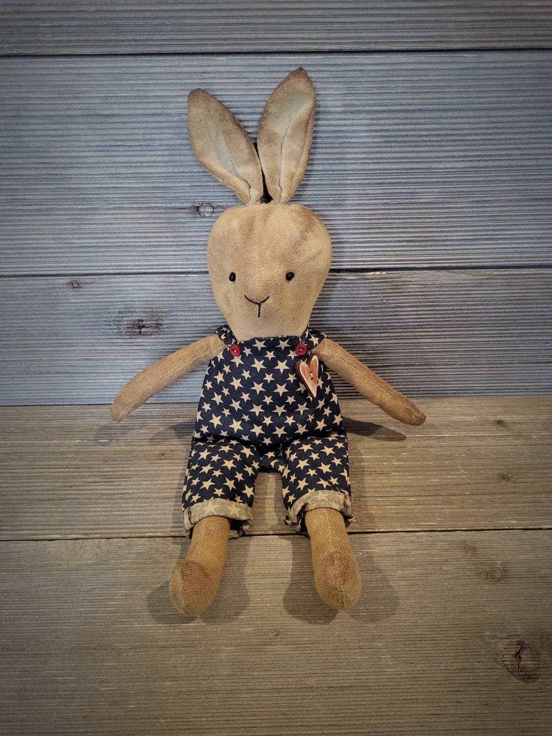 Primitive Rabbit,patriotic Bunny,prairie Rabbit,primitive Patriotic ...