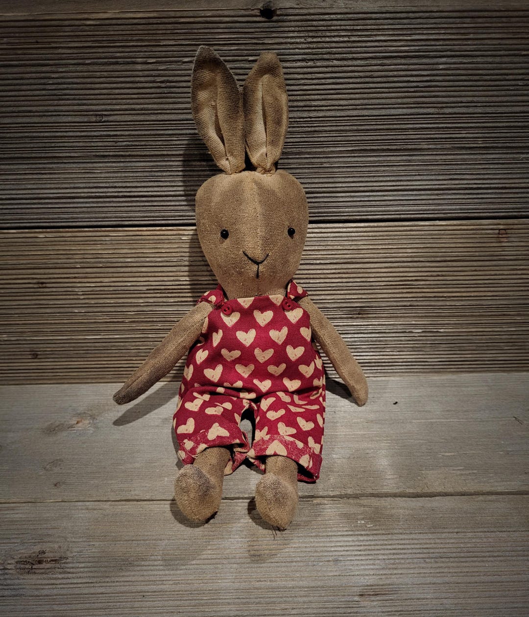Primitive Rabbit, Valentine Rabbit,praire Rabbit,handmade Rustic Rabbit ...