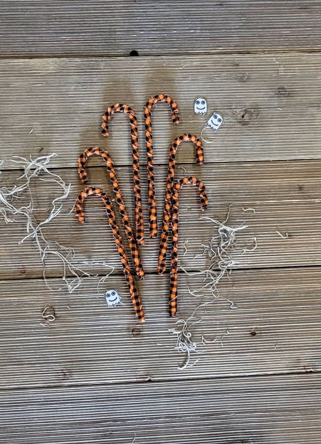 Halloween Candy Canes,halloween Decor,primitive Halloween Decor,candy Canes,farmhouse Candy Cane