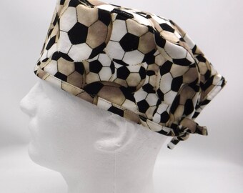 Fußball Kappe, OP-Haube, Skull Cap, Damenmütze
