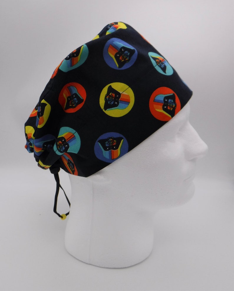 Unisex Hat Skull Cap Scrub Hat Skull Hat Star Wars Circle Darth Vader Large Scrub Cap Surgery Hat Surgery Cap