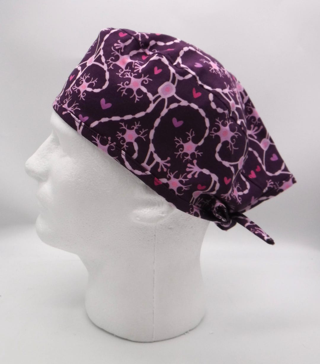 Neuron Cap Neurons #3 Pink Scrub Cap, Skull Cap, Surgery Hat - Etsy
