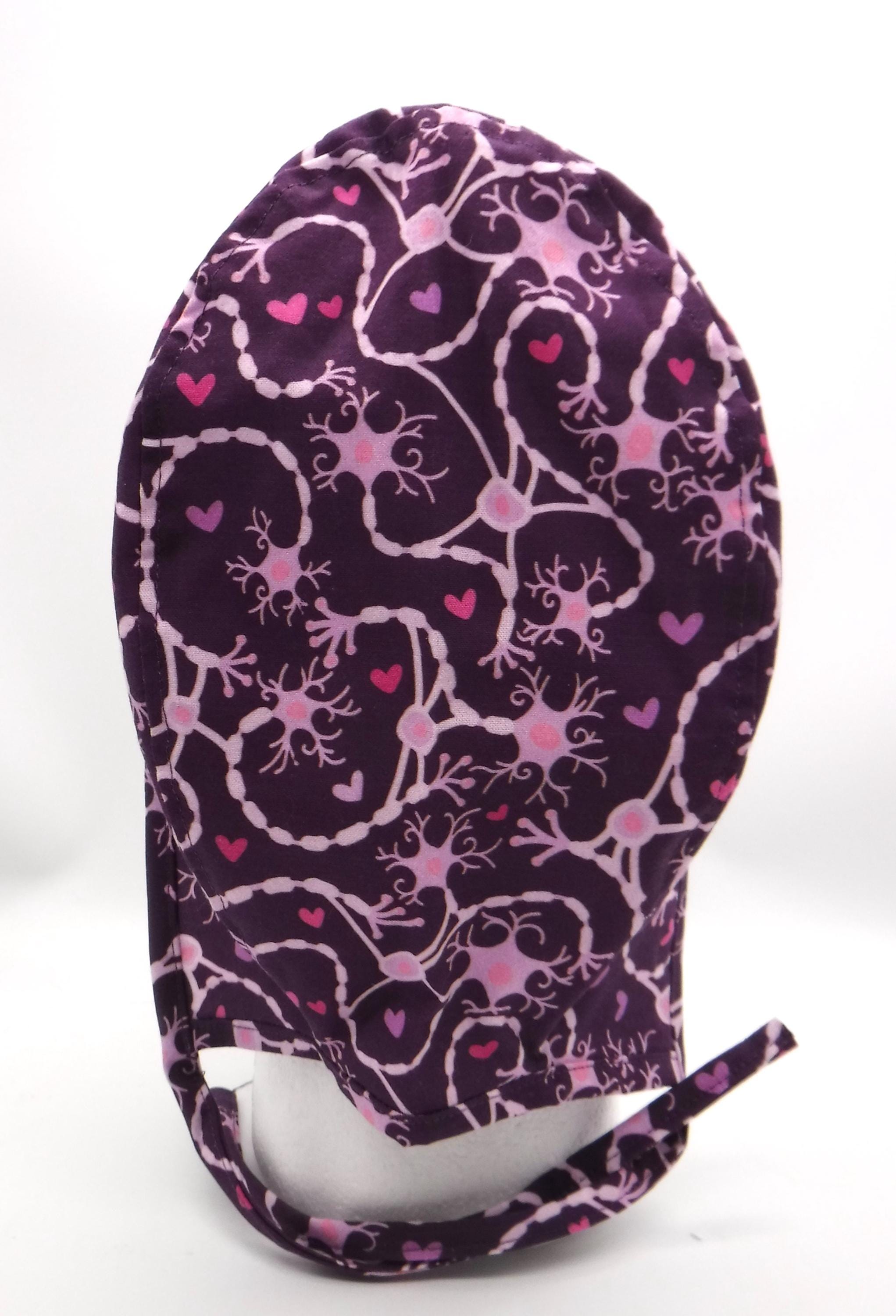Neuron Cap Neurons #3 Pink Scrub Cap, Skull Cap, Surgery Hat - Etsy