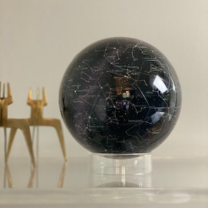 Globo celeste magnetico - Puzzle da 7" con 32 pezzi, astronomia, mappa stellare, osservazione delle stelle, regalo spaziale, costellazioni