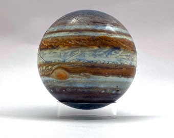 Magnetische Jupiter Globe met standaard - Jupiter Puzzle, Space Gift, Astronomy Decor
