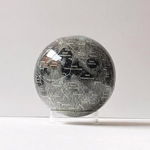 Magnetic Moon Globe with Stand - 4" 16 Piece Moon, Space Gift, Space Decor