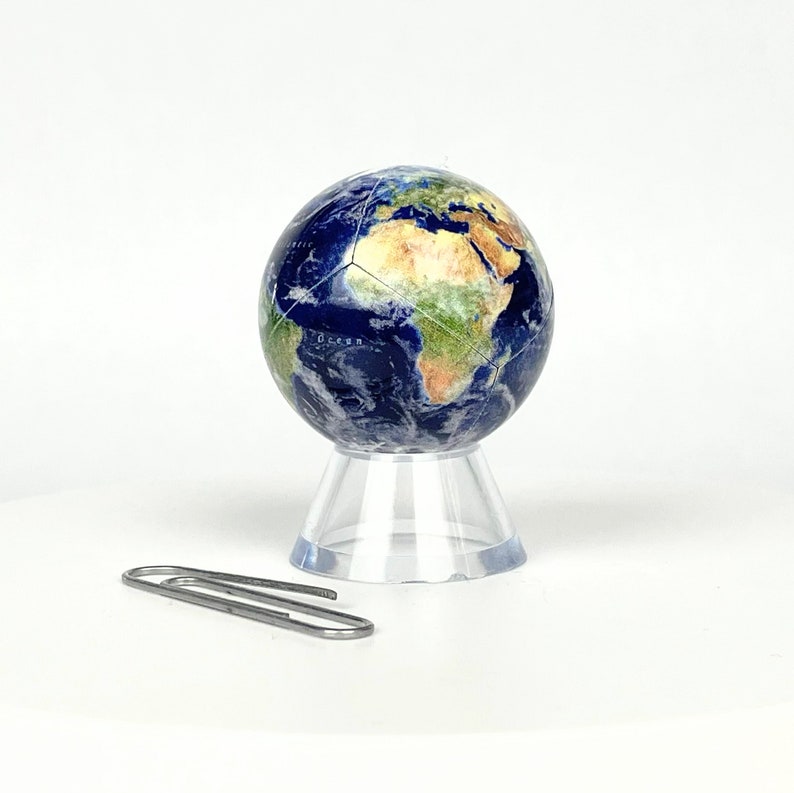 Mini Earth Globe 1.5 Inches 6 Magnetic Pieces - Etsy