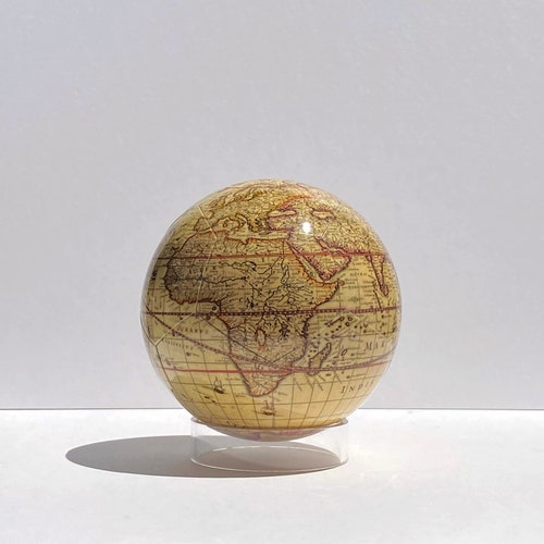 Antique Map shops Globe with Stand - 4