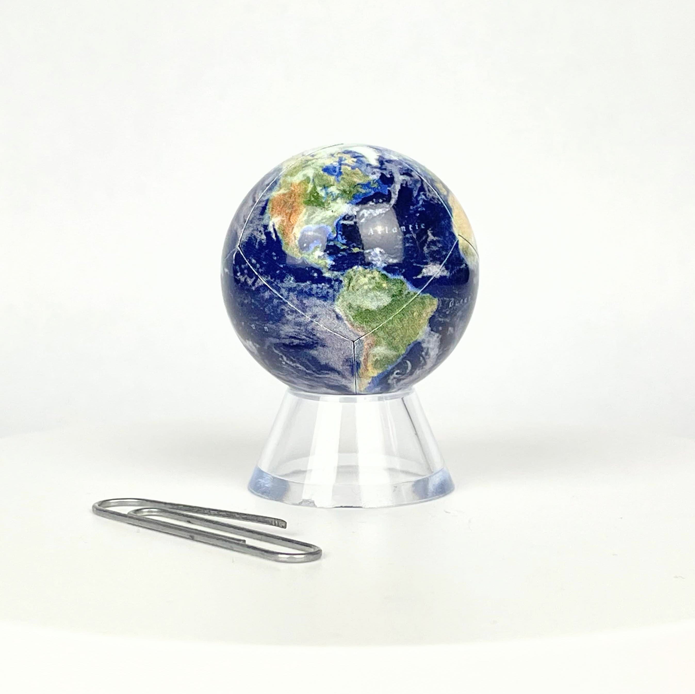 Mini Earth Globe - 1.5 Inches - 6 Magnetic Pieces - Etsy