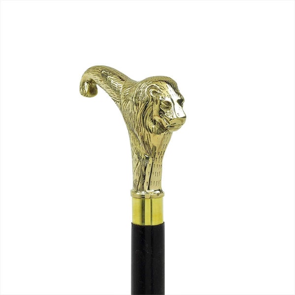 Lion Head Cane Etsy