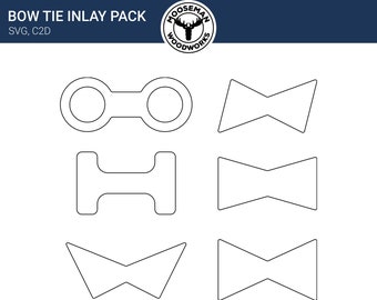 Printable Bow Tie Inlay Template lovinbeautystuff