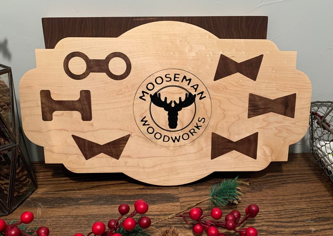 how to cut bow tie inlays