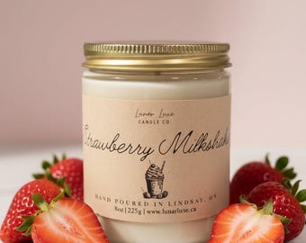 Strawberry Milkshake Candle