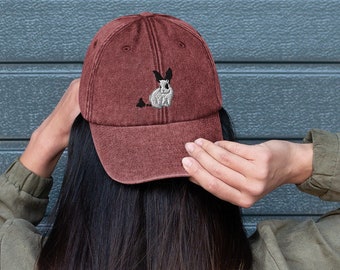 Lustiges Kaninchen-Kaninchen-Kack-Inspektor bestickter Hut | Lustiges Kawaii-Kaninchen-Kaninchen-Liebhabergeschenk | Bunny Mom Dad Geschenke | Kaninchen-Baseballmütze