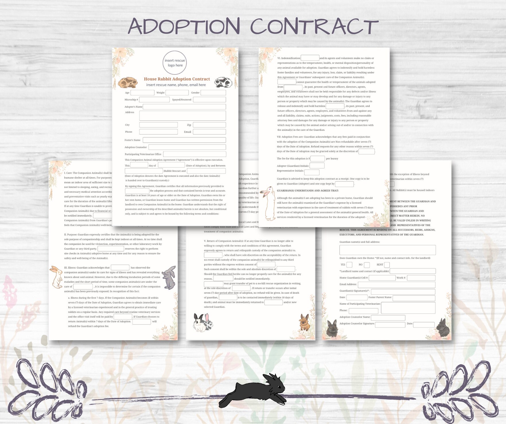 Pet Bunny Rabbit Rescue Shelter Adoption Foster Applications Downloads ...