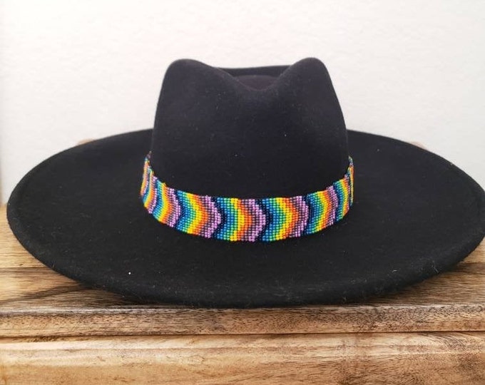 Navite Metallic Pink Hat Band Boho Hat Band Music Festival Etsy