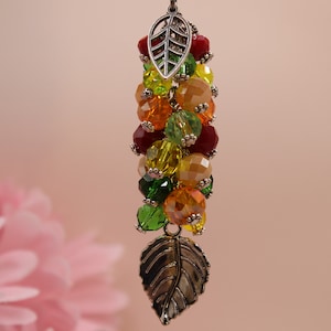 Colgante de bolso otoñal, dije para bolso otoñal, dije para bolso, clip de cuentas para monederos, bolsos, carteras, mochilas, espejos de coche, cordones, llaveros