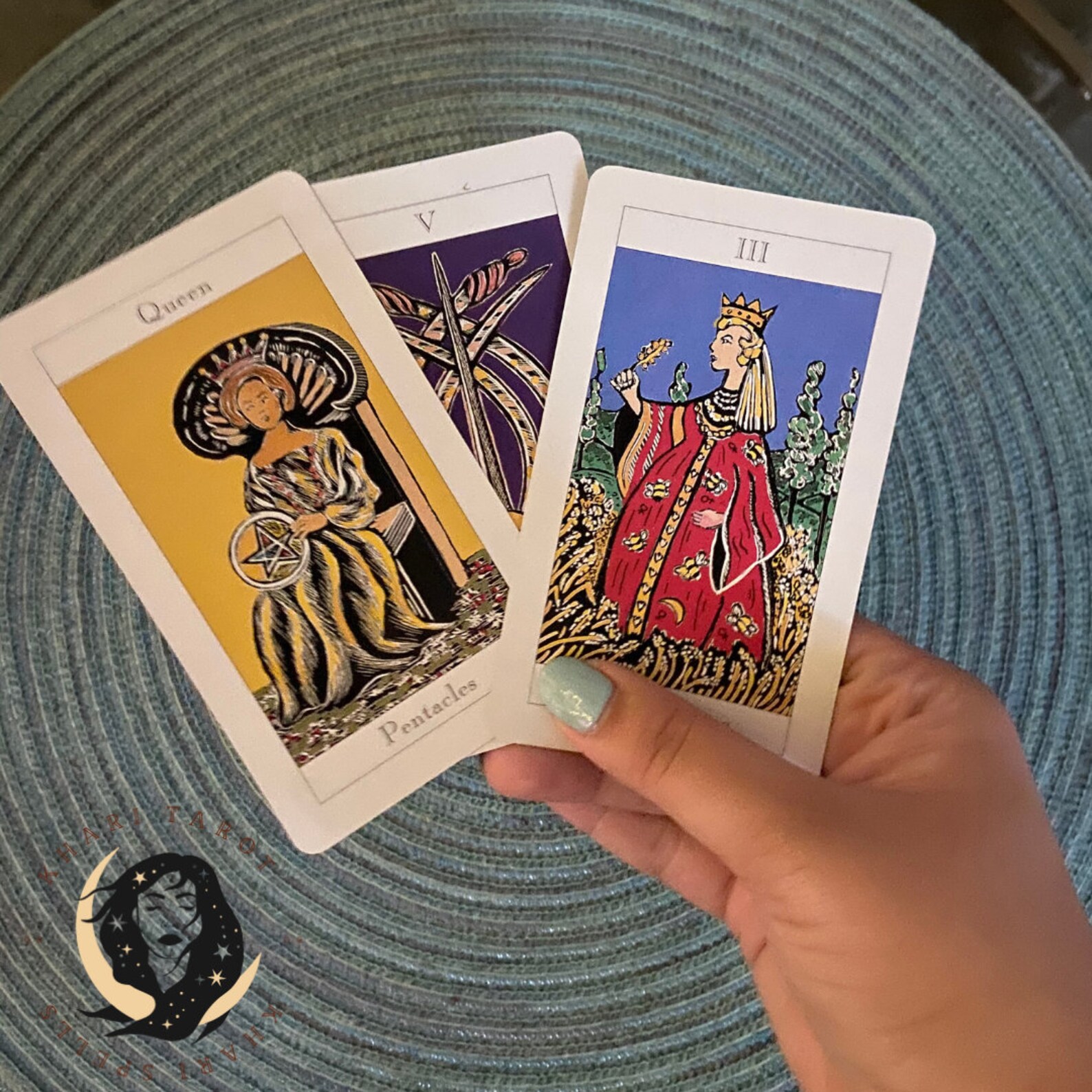 Three Card Pull Tarot Reading Etsy