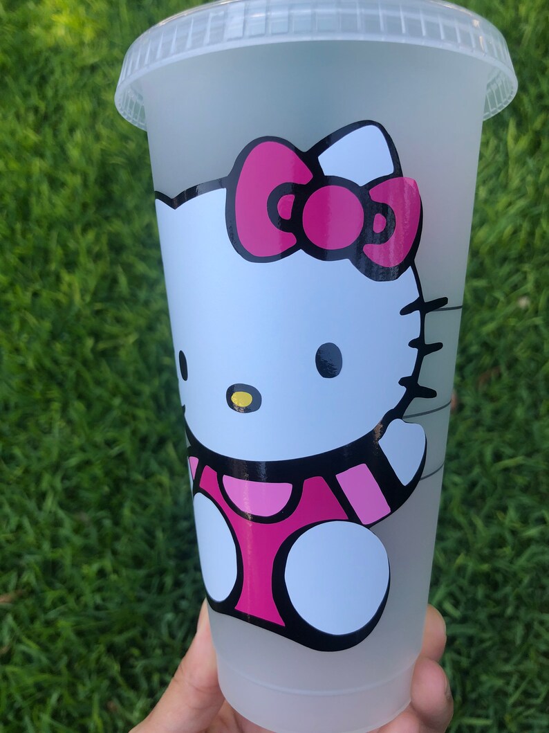 Starbucks reusable cup customized cup Kitty Cup cup with lid Starbucks cup personalized gift Starbucks tumbler gift ideas