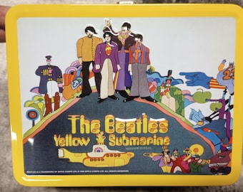 The Beatles ビートルズ アニメーションランチボックス Vintage 1965 Beatles Lunchbox by Aladdin - Etsy