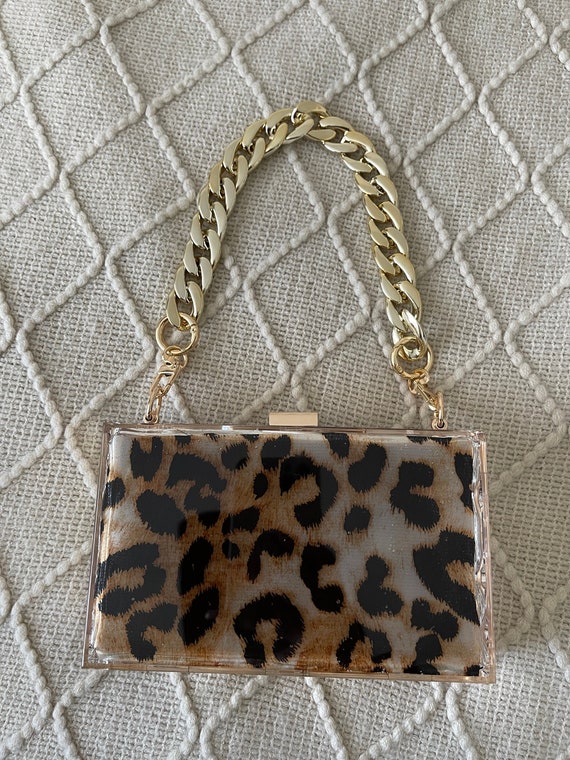 Animal Print Clutch Etsy