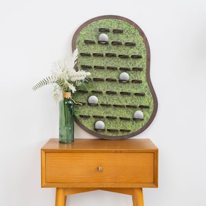 Golf ball display shelf, Golf ball holder for wall, Golf ball display rack, Golf ball display case, Golf ball storage, Golf ball organizer