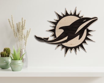 Miami Dolphins Decor Etsy