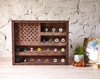 ゴルフボールマーカーディスプレイスタンド、ゴルフマーカーホルダー