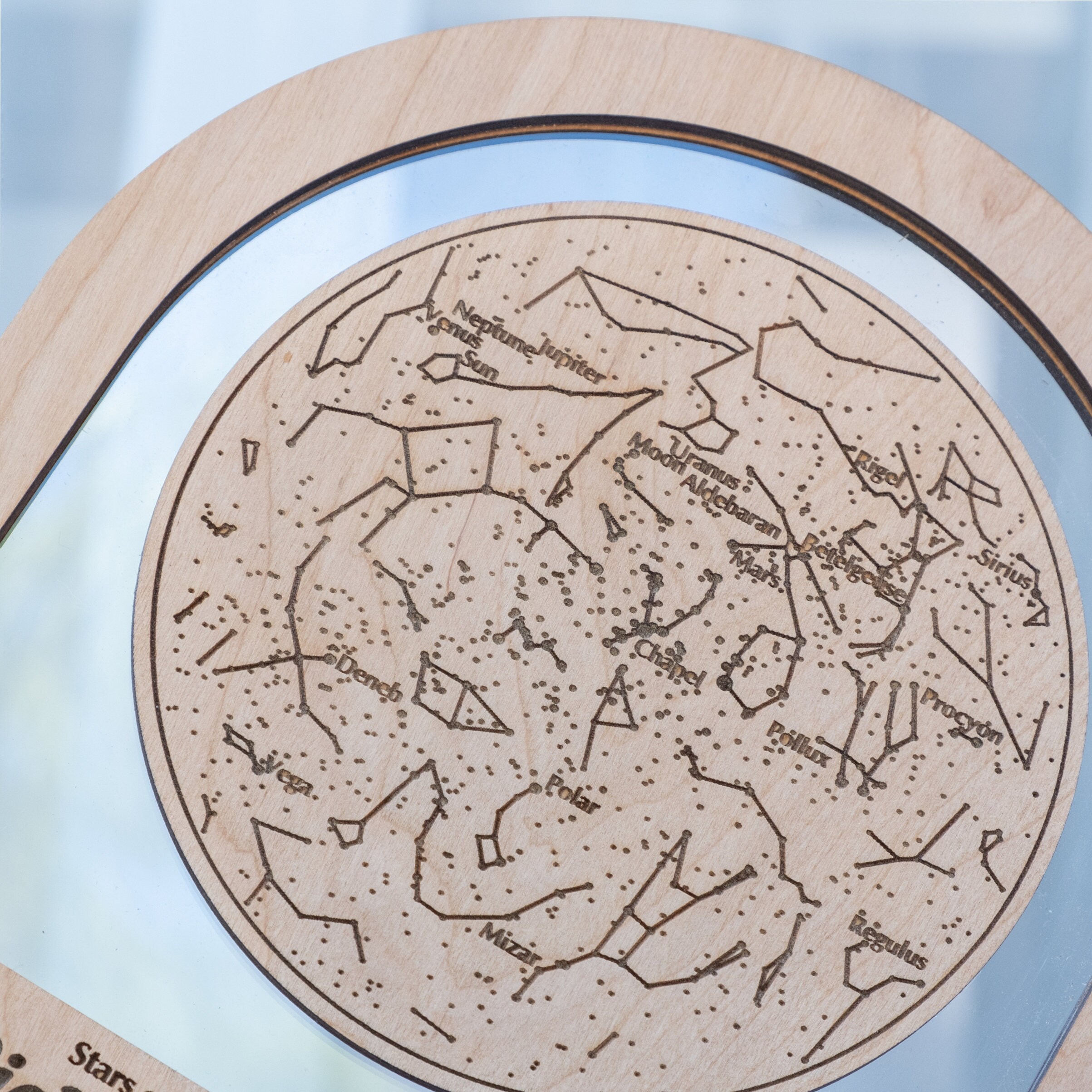 Star Map Constellation Project Examples Custom Constellation Star Map, Star Map Wood, Star Map by Date Framed ...