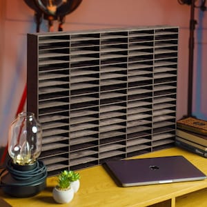 Portacassette in legno, Portacassette, Portacassette, Espositore per cassette, Portacassette