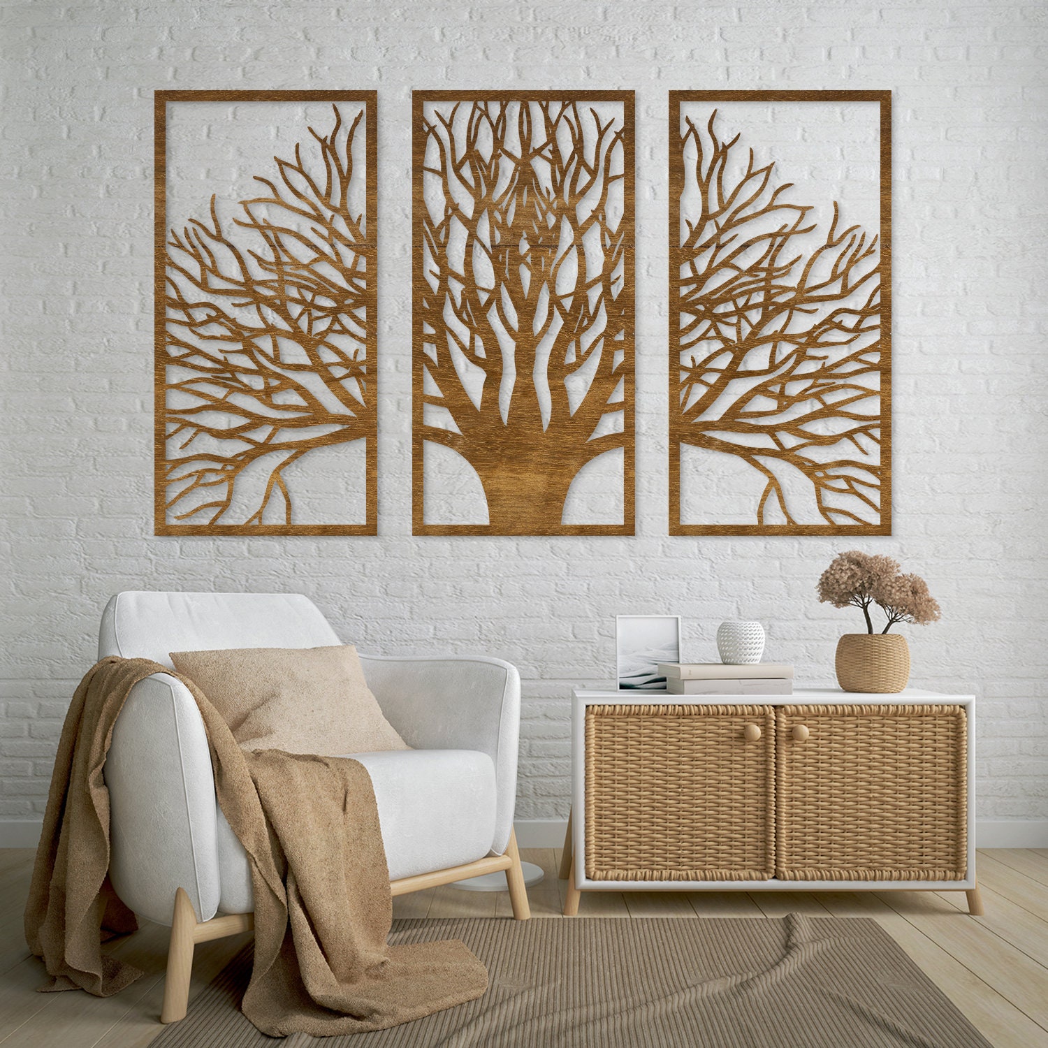 Decorazione Da Parete In Legno Flower Of Life 30,5 Cm – Albero Della Vita E Geometria Sacra, Per Meditazione E Chakra