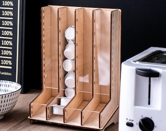 Nespresso capsule holder, Nespresso pod holder, Creamer dispenser, Coffee pod dispenser, Coffee pod storage, Coffee capsule holder