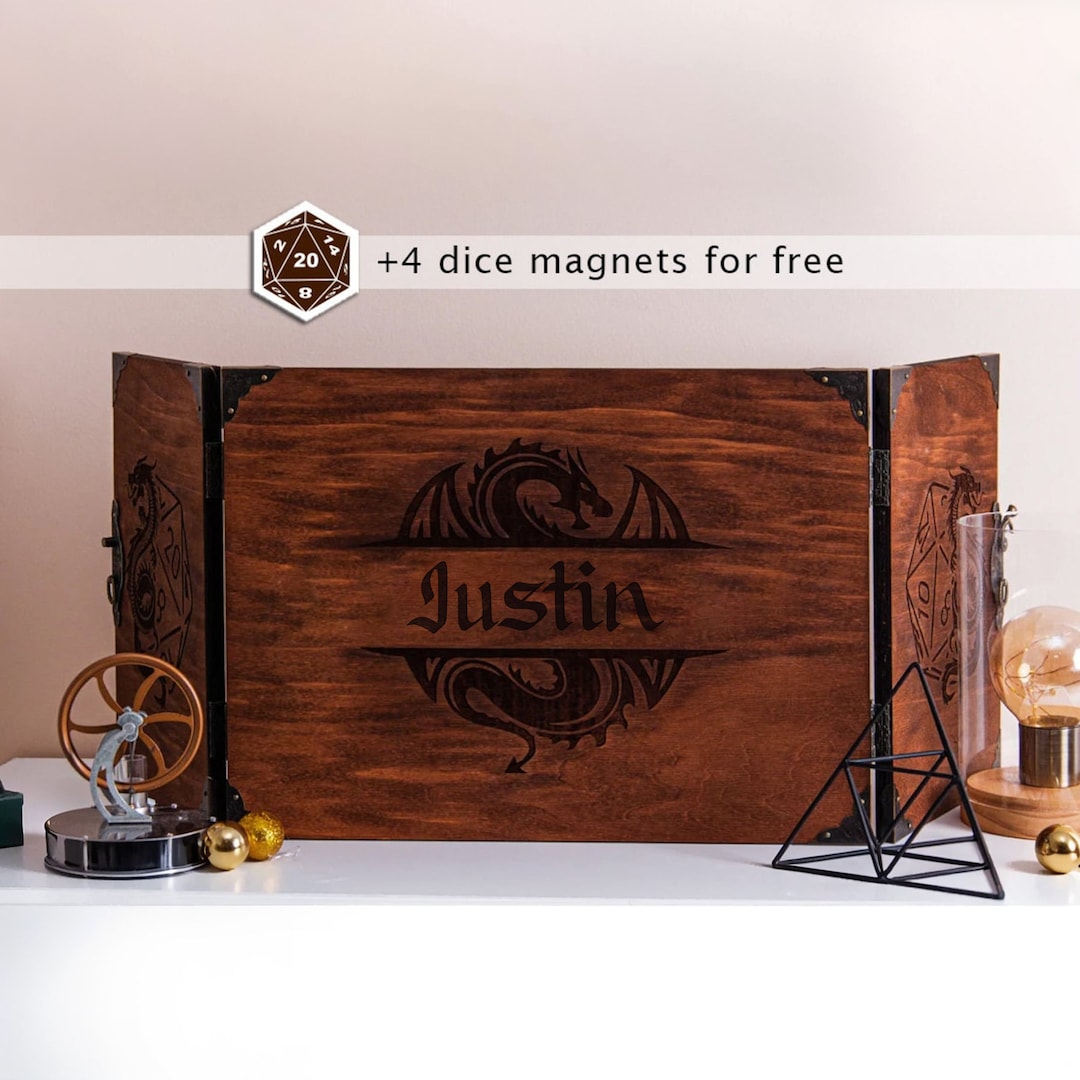 Dungeons and Dragons Screen,dungeon Master Screen Wood,d&d Screen Wood ...