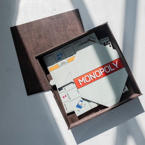 Custom monopoly board, Personalized monopoly board, Monopoly board box, Custom board game box, Monopoly gift
