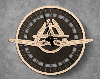 Airplane wall clock, Airplane wood clock, Corsair clock, Pilot clock, Air force clocks, Aviation wall clock, Pilot gift