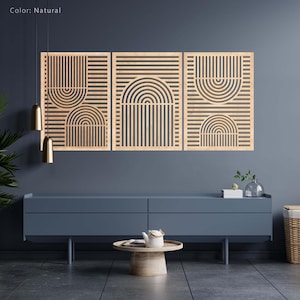 Boho Holz Wandkunst groß, Abstrakte Holzwandkunst, Moderne Holzwandkunst, Rustikale Boho Wandkunst, Minimalistische Holzwandkunst, Holzwandpaneele