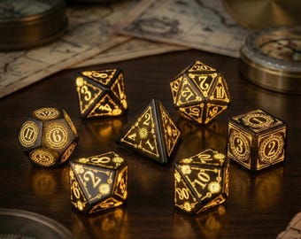 Juego de dados con luz, dados DnD LED, juego de dados DnD arcoíris, dados DnD que brillan en la oscuridad, juego completo de dados DnD, dados DnD con iluminación, regalos para jugadores de DnD.