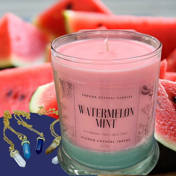 Watermelon Candle Etsy