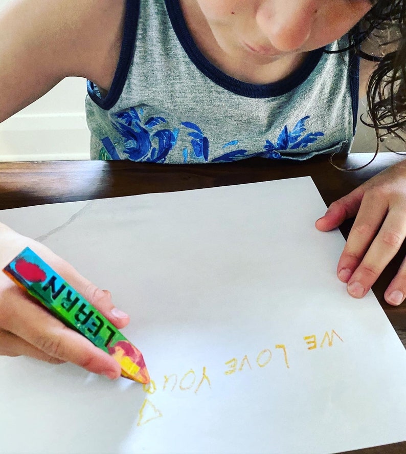 Dream Motivational Crayon Sticks Set of 5 Sticks Handmade Recycled Crayons image 8