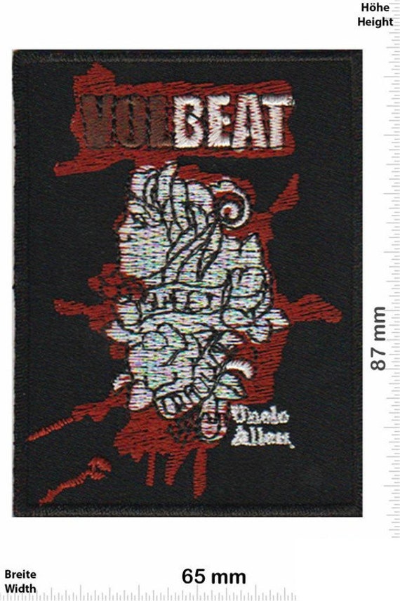 Volbeat VINTAGE MINT 80s Patch Badge Embroidered I