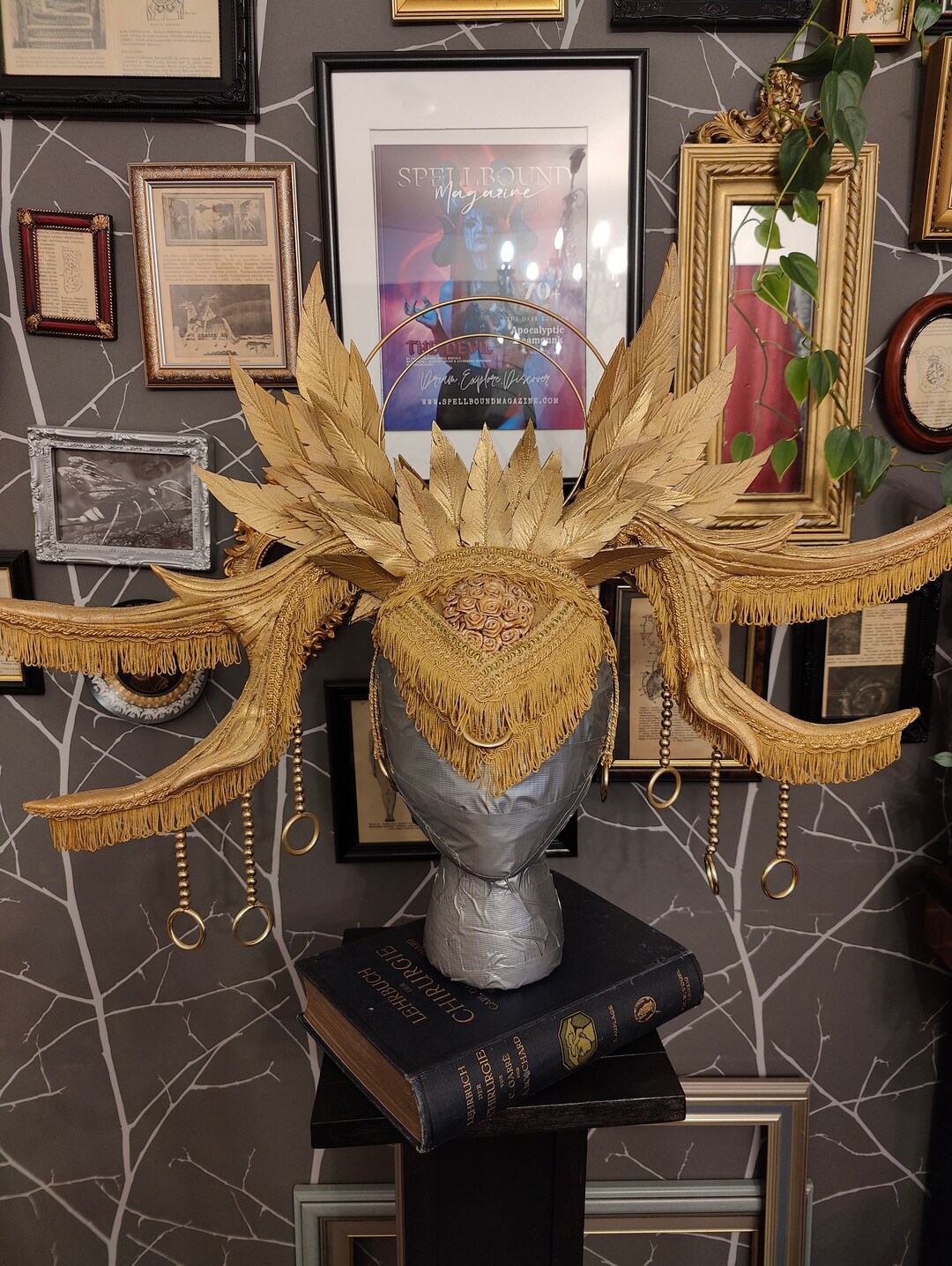 golden headpiece