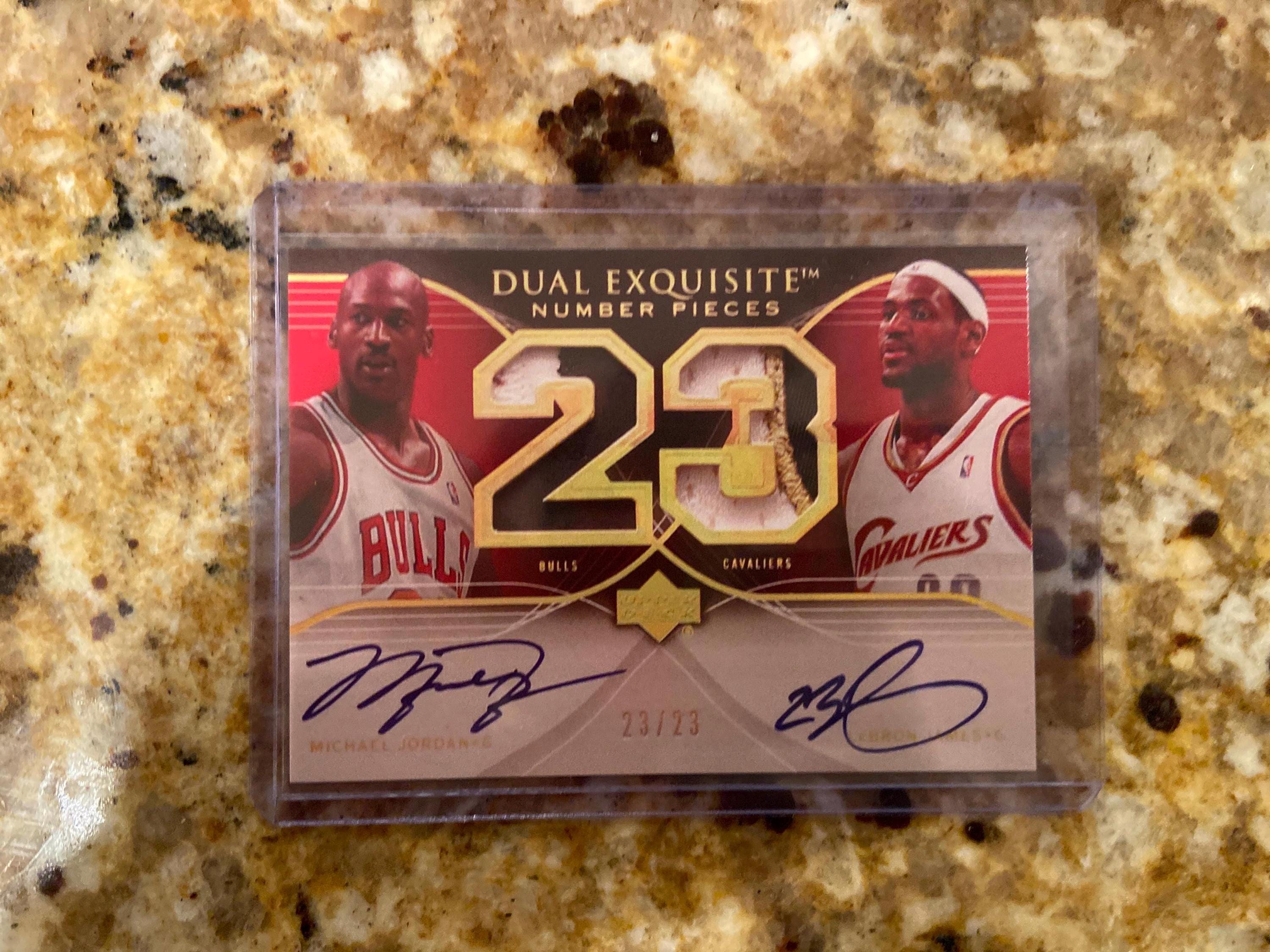 dual exquisite michael jordan lebron james