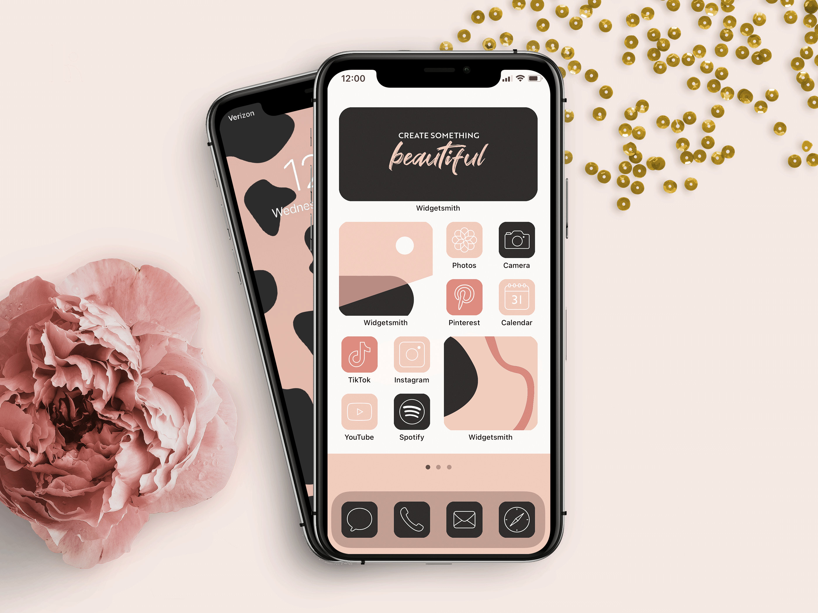 COW Ios 14 Aesthetic to Customize iPhone Home Screen 36 - Etsy ...