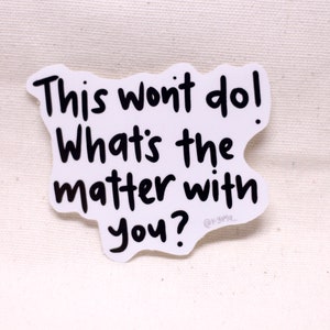 This Won’t Do! Disney Peter Sticker | 3 inch Weatherproof
