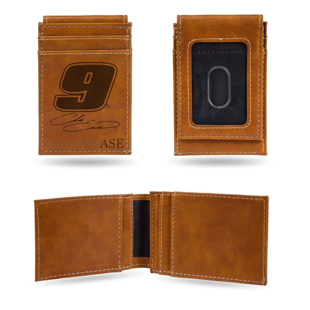 NASCAR Personalized/custom Laser Engraved Front Pocket Wallet - Slim ...