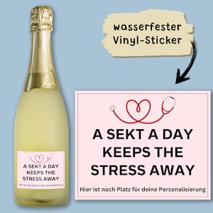 Family Gift | Champagne label personalized | Sparkling wine sticker | Champagne | Girlfriend Gift | colleague gift