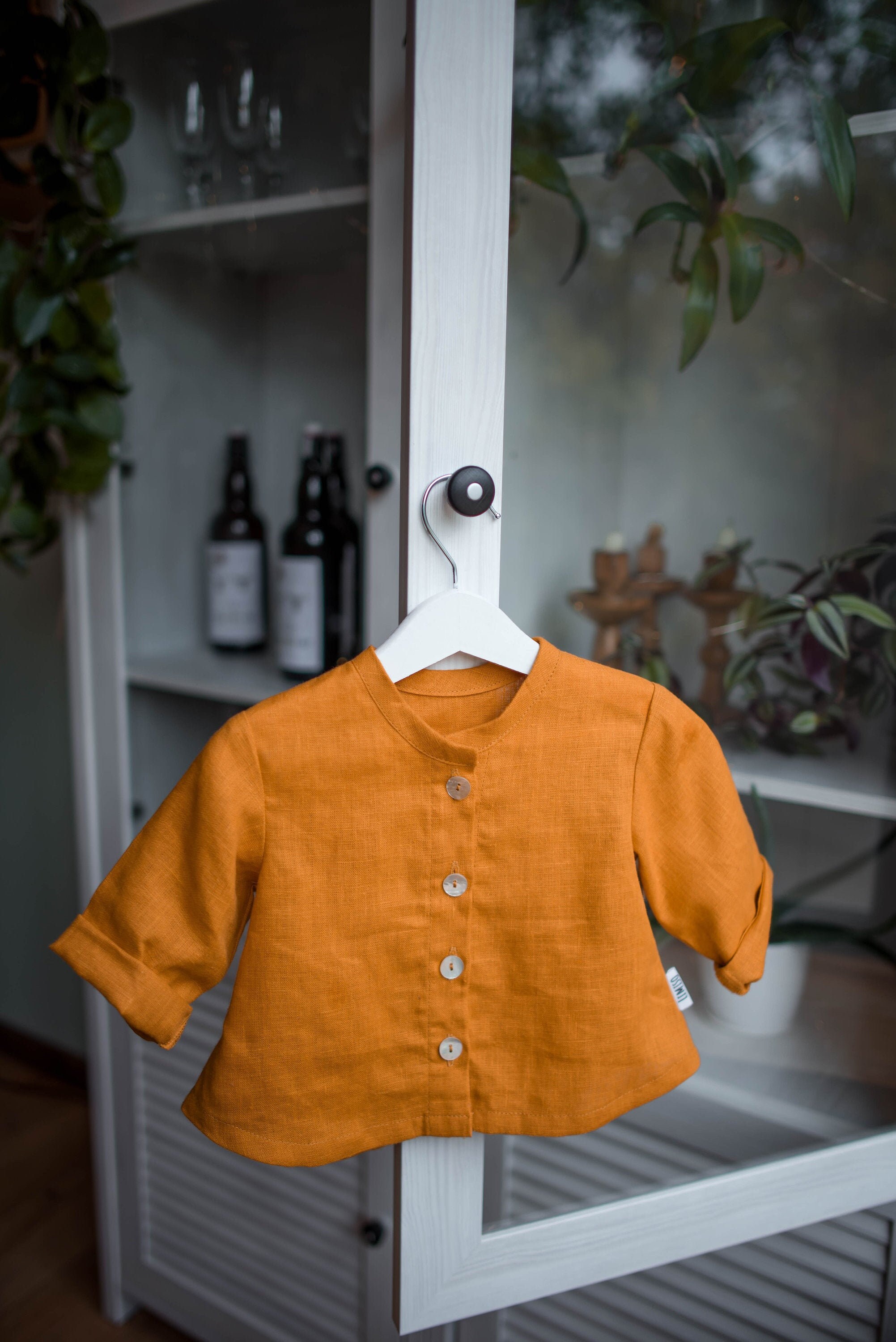Linen Baby Shirt / Toddler Linen Shirt / Kids Button up Shirt Etsy